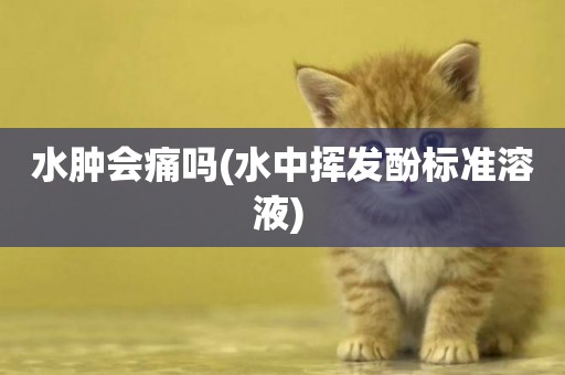 水腫會痛嗎(水中揮發酚標準溶液) 