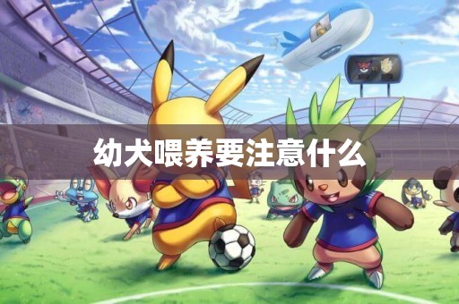 幼犬喂養要注意什么