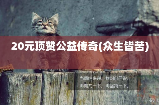 20元頂贊公益傳奇(眾生皆苦) 