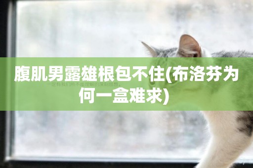 腹肌男露雄根包不住(布洛芬為何一盒難求) 
