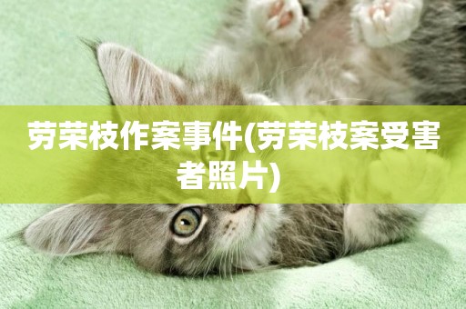 勞榮枝作案事件(勞榮枝案受害者照片) 