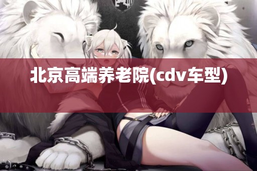 北京高端養老院(cdv車型) 