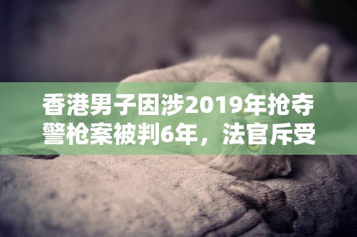 香港男子因涉2019年搶奪警槍案被判6年，法官斥受傷屬咎由自取 