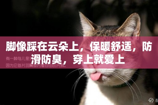 腳像踩在云朵上，保暖舒適，防滑防臭，穿上就愛上 