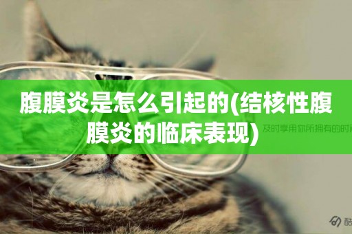 腹膜炎是怎么引起的(結核性腹膜炎的臨床表現) 