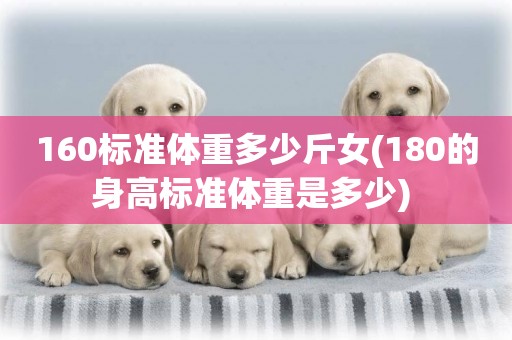 160標準體重多少斤女(180的身高標準體重是多少) 