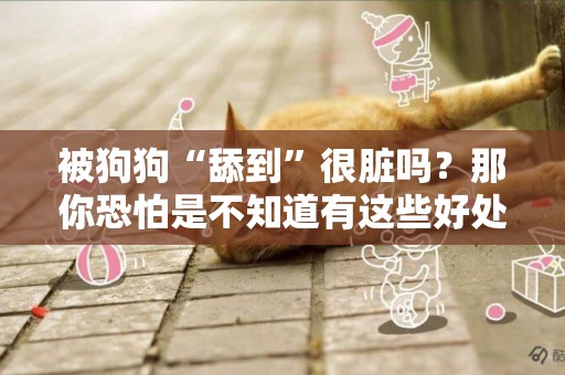 被狗狗“舔到”很臟嗎？那你恐怕是不知道有這些好處 