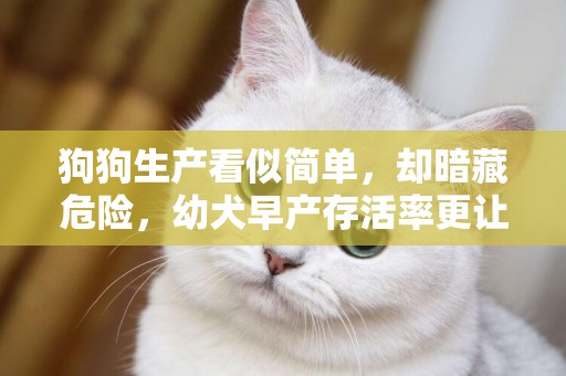 狗狗生產看似簡單，卻暗藏危險，幼犬早產存活率更讓人憂心 