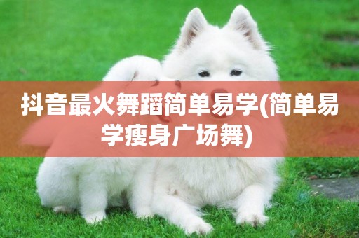 抖音最火舞蹈簡單易學(簡單易學瘦身廣場舞) 