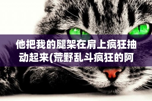 他把我的腿架在肩上瘋狂抽動起來(荒野亂斗瘋狂的阿li) 