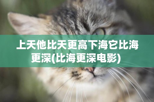 上天他比天更高下海它比海更深(比海更深電影) 