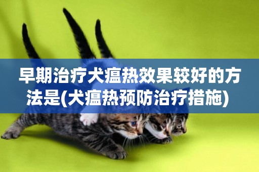 早期治療犬瘟熱效果較好的方法是(犬瘟熱預防治療措施) 