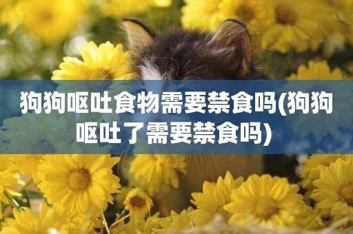 狗狗嘔吐食物需要禁食嗎(狗狗嘔吐了需要禁食嗎) 