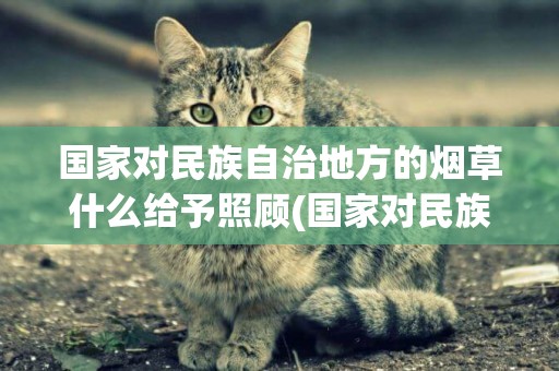 國家對民族自治地方的煙草什么給予照顧(國家對民族自治地方的什么給予照顧) 