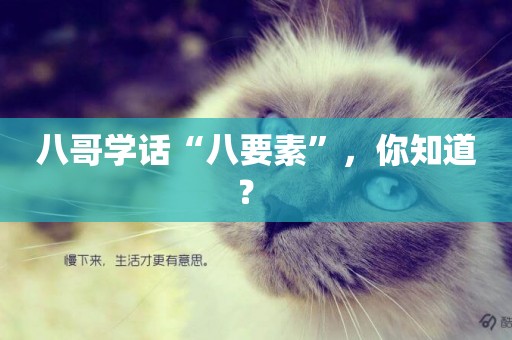 八哥學話“八要素”，你知道？ 