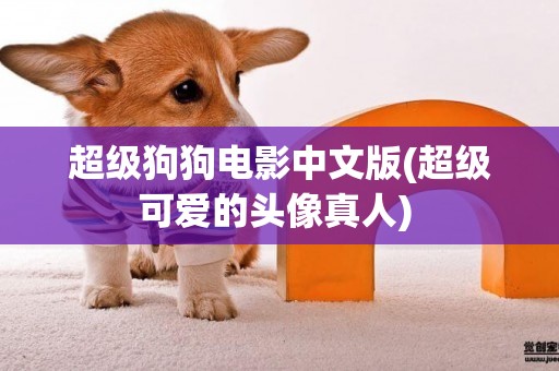 超級狗狗電影中文版(超級可愛的頭像真人) 