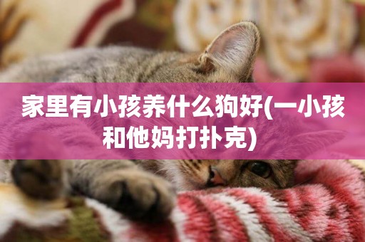 家里有小孩養什么狗好(一小孩和他媽打撲克) 