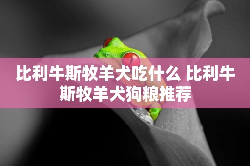比利牛斯牧羊犬吃什么 比利牛斯牧羊犬狗糧推薦