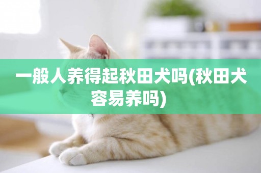 一般人養得起秋田犬嗎(秋田犬容易養嗎) 