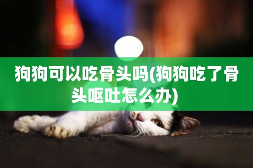 狗狗可以吃骨頭嗎(狗狗吃了骨頭嘔吐怎么辦) 