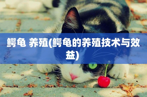 鱷龜 養殖(鱷龜的養殖技術與效益) 
