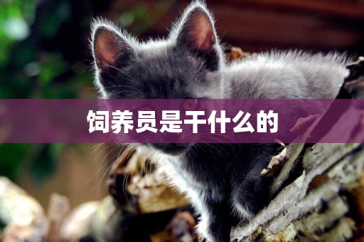 飼養員是干什么的