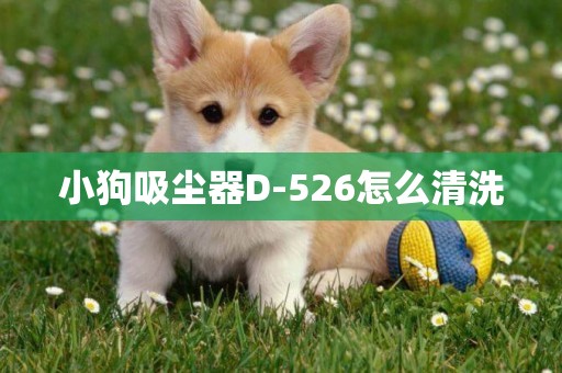 小狗吸塵器D-526怎么清洗