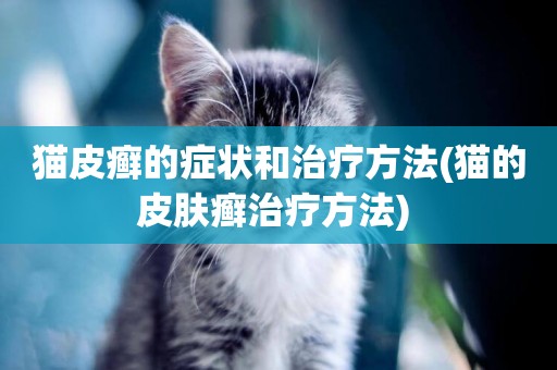 貓皮癬的癥狀和治療方法(貓的皮膚癬治療方法) 