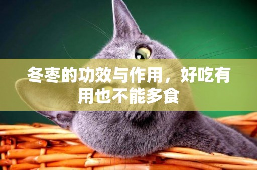 冬棗的功效與作用，好吃有用也不能多食
