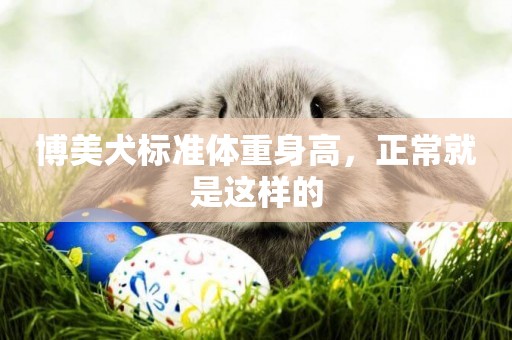 博美犬標準體重身高，正常就是這樣的