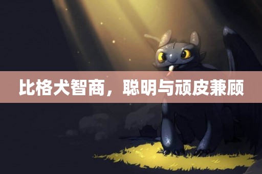 比格犬智商，聰明與頑皮兼顧