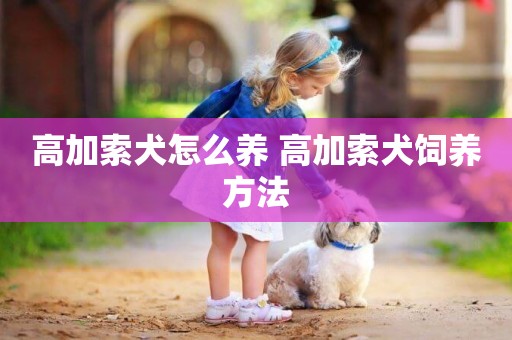 高加索犬怎么養 高加索犬飼養方法