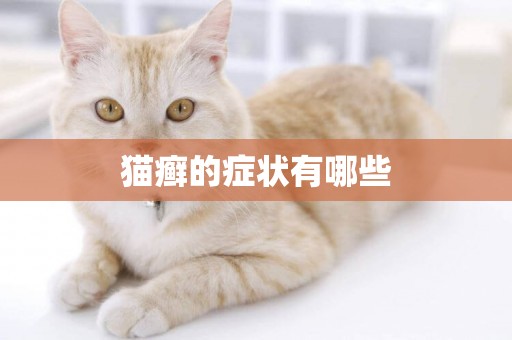貓癬的癥狀有哪些