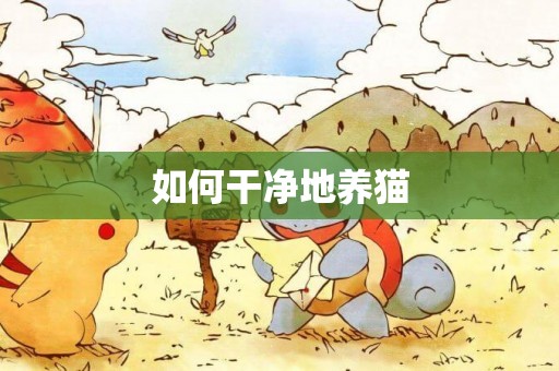 如何干凈地養貓