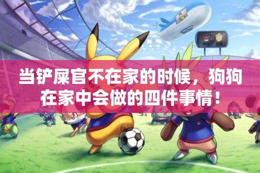 當鏟屎官不在家的時候，狗狗在家中會做的四件事情！