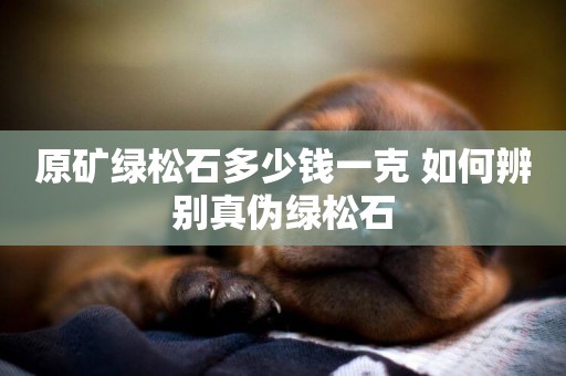 原礦綠松石多少錢一克 如何辨別真偽綠松石
