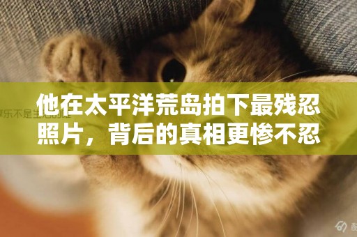 他在太平洋荒島拍下最殘忍照片，背后的真相更慘不忍睹