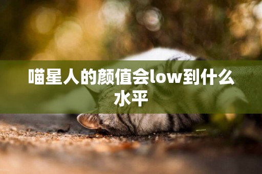 喵星人的顏值會low到什么水平