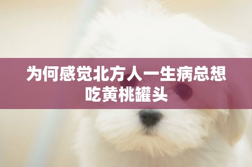 為何感覺北方人一生病總想吃黃桃罐頭