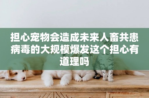 擔心寵物會造成未來人畜共患病毒的大規模爆發這個擔心有道理嗎