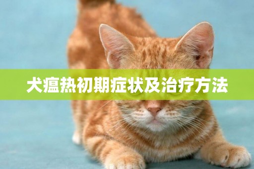 犬瘟熱初期癥狀及治療方法