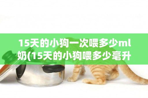 15天的小狗一次喂多少ml奶(15天的小狗喂多少毫升)