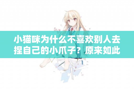 小貓咪為什么不喜歡別人去捏自己的小爪子？原來如此