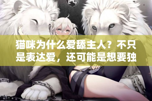 貓咪為什么愛舔主人？不只是表達愛，還可能是想要獨處！