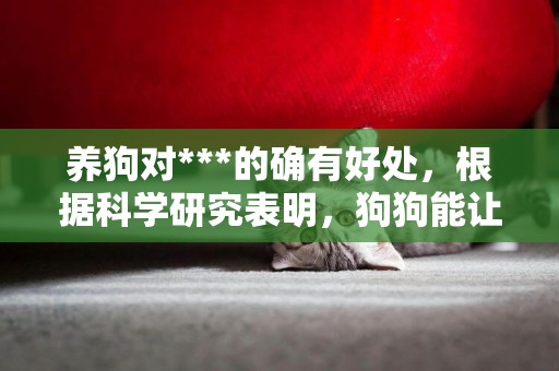 養狗對***的確有好處，根據科學研究表明，狗狗能讓***更加健康