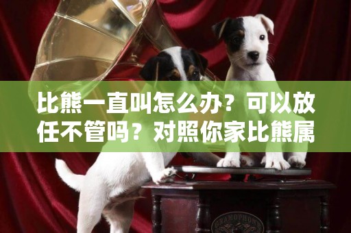 比熊一直叫怎么辦？可以放任不管嗎？對照你家比熊屬于哪種，收藏