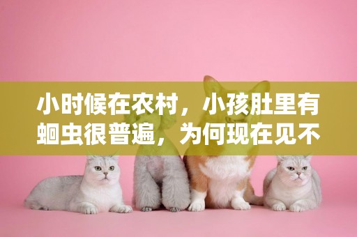 小時候在農村，小孩肚里有蛔蟲很普遍，為何現在見不到了？