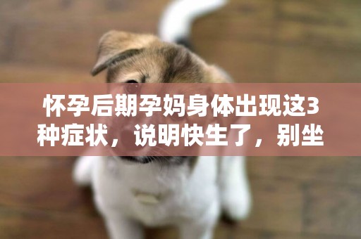 懷孕后期孕媽身體出現這3種癥狀，說明快生了，別坐等預產期了