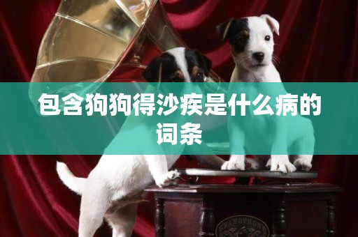 包含狗狗得沙疾是什么病的詞條