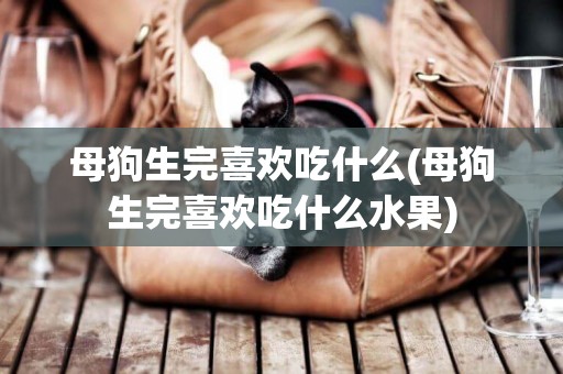 母狗生完喜歡吃什么(母狗生完喜歡吃什么水果)
